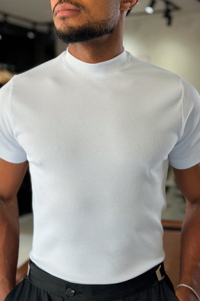 Camiseta Zurich Gola Média Canelada
