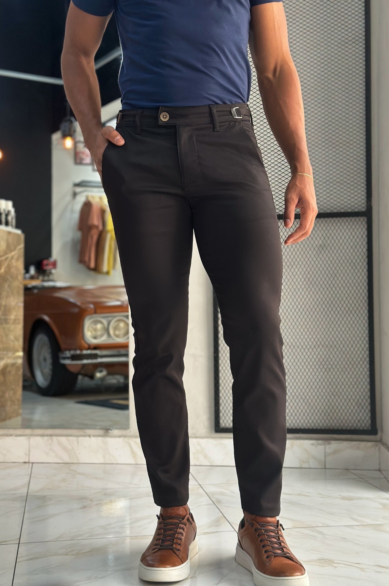 Calça Alfaiataria com regulagem VERSA