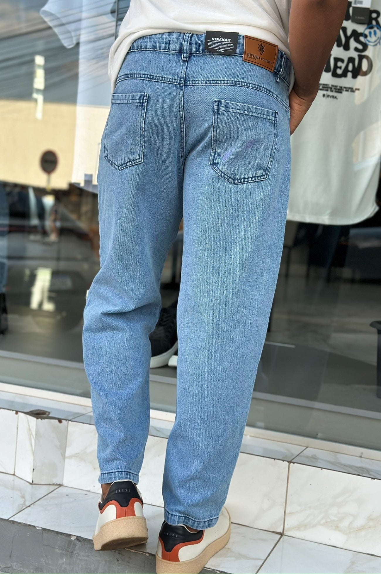 Calça Jeans Confort Delavê