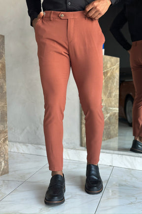 Calça Milano Com Regulagem - Terracota