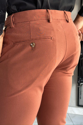 Calça Milano Com Regulagem - Terracota