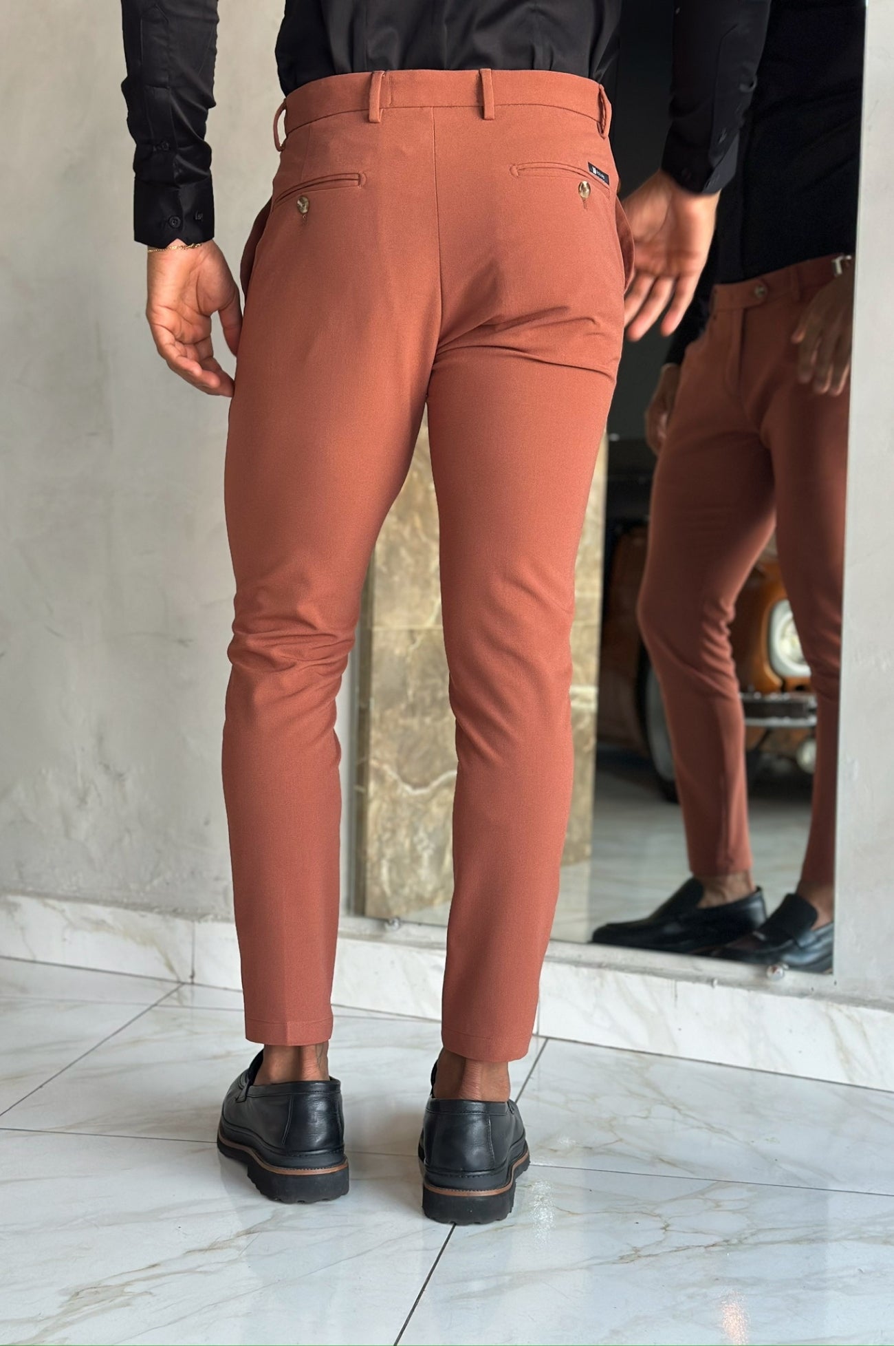 Calça Milano Com Regulagem - Terracota