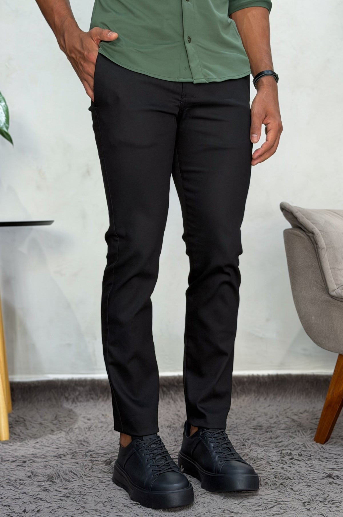 Calça Alfaiataria com regulagem VERSA