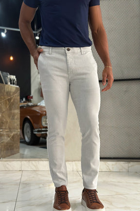 Calça Alfaiataria Skinny USERS - Gelo