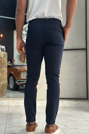 Calça Alfaiataria Skinny USER - Azul Marinho