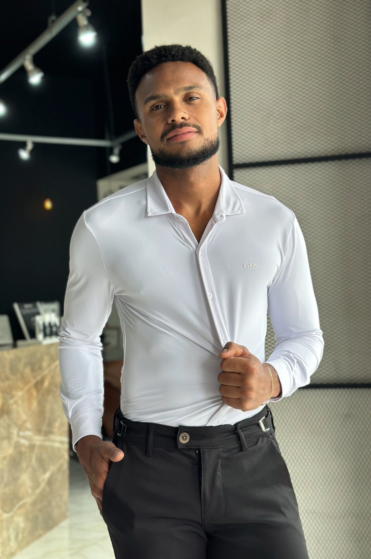 Camisa Soft Tech Manga Longa - Branco