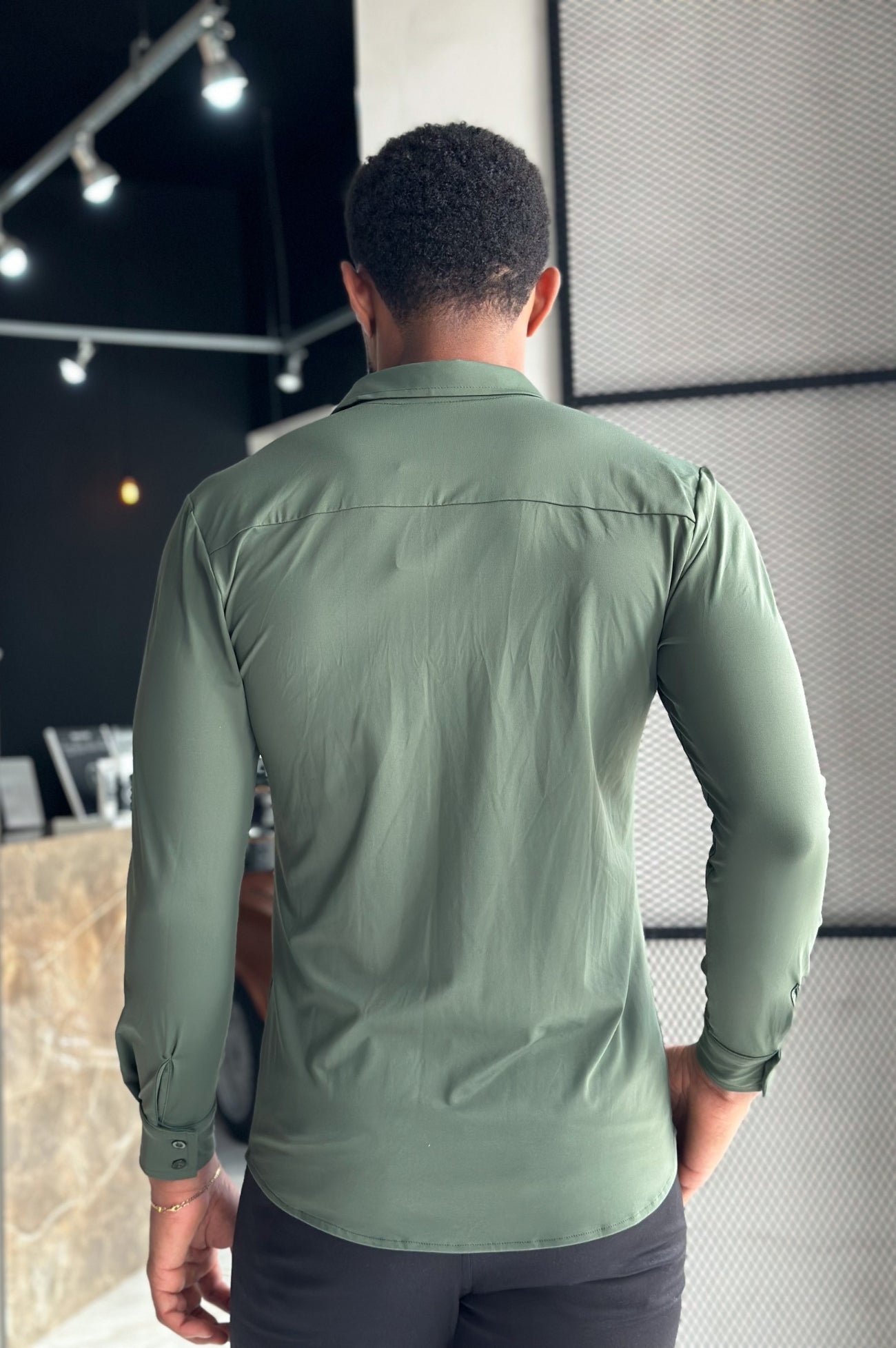 Camisa Soft Tech Manga Longa - Musgo