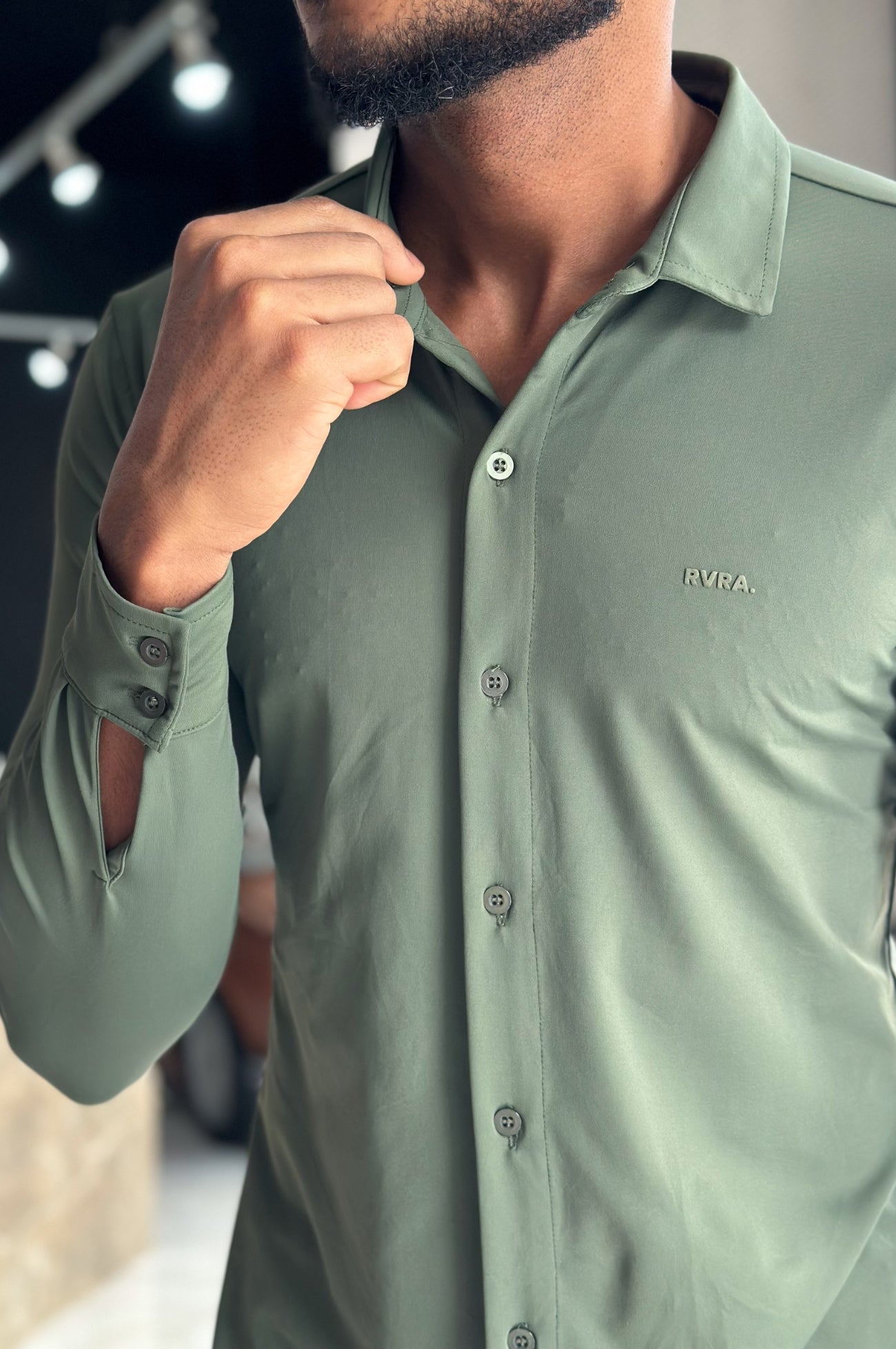 Camisa Soft Tech Manga Longa - Musgo