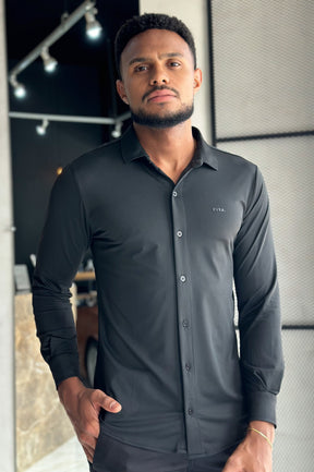 Camisa Soft Tech Manga Longa - Preta