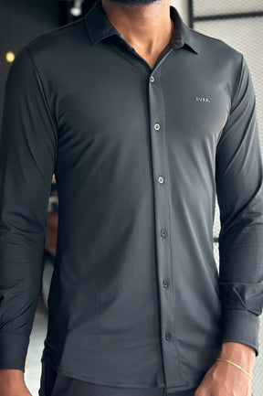 Camisa Soft Tech Manga Longa - Preta