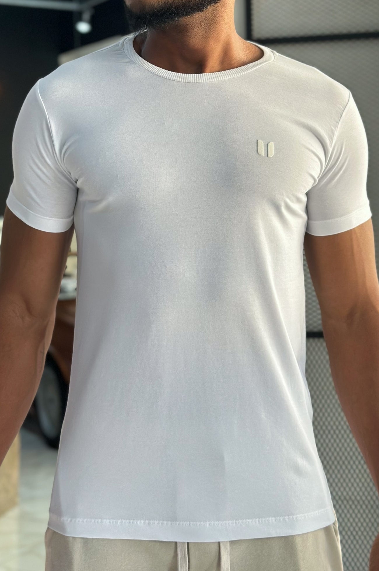 Camiseta Básica Algodão Egípcio - USERS  - Branco