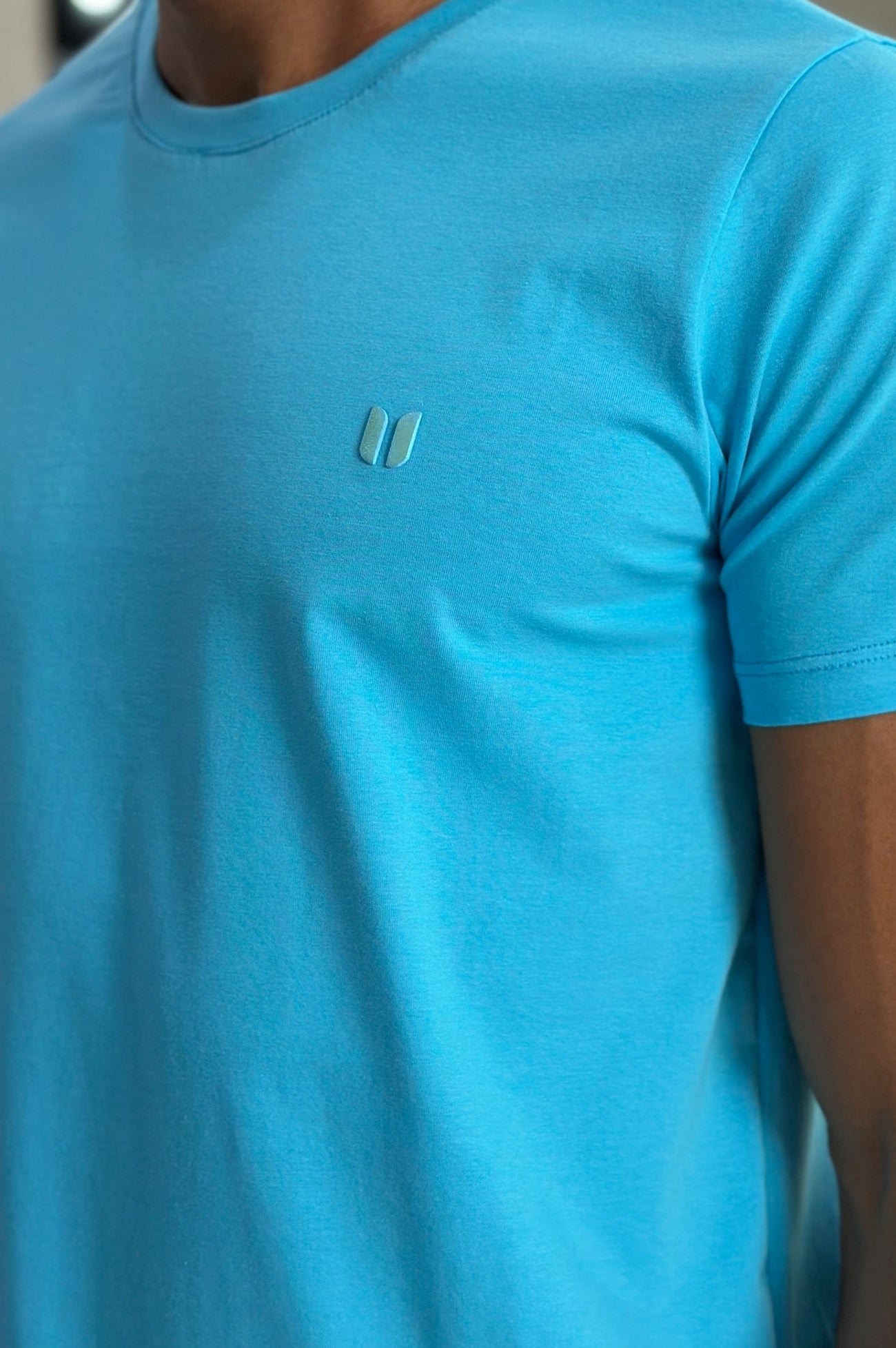 Camiseta Básica Algodão Egípcio USERS - Azul bebê