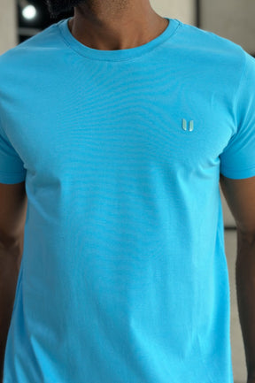 Camiseta Básica Algodão Egípcio USERS - Azul bebê