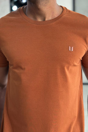 Camiseta Básica Algodão Egípcio USERS - Marrom