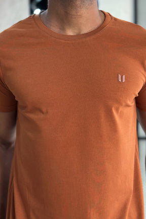 Camiseta Básica Algodão Egípcio USERS - Marrom
