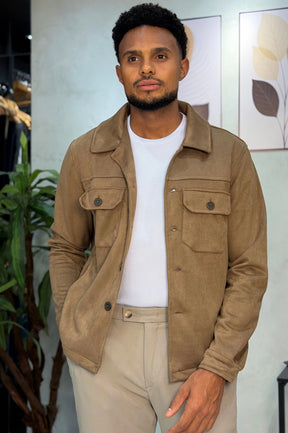 Jaqueta Suede