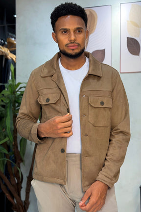 Jaqueta Suede