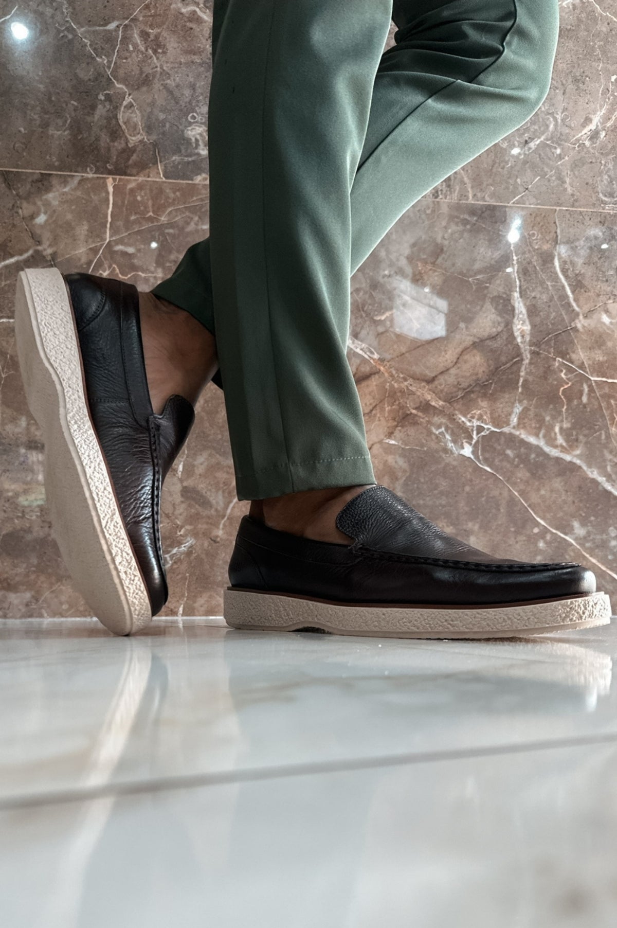 Loafer Floater Confort - Café