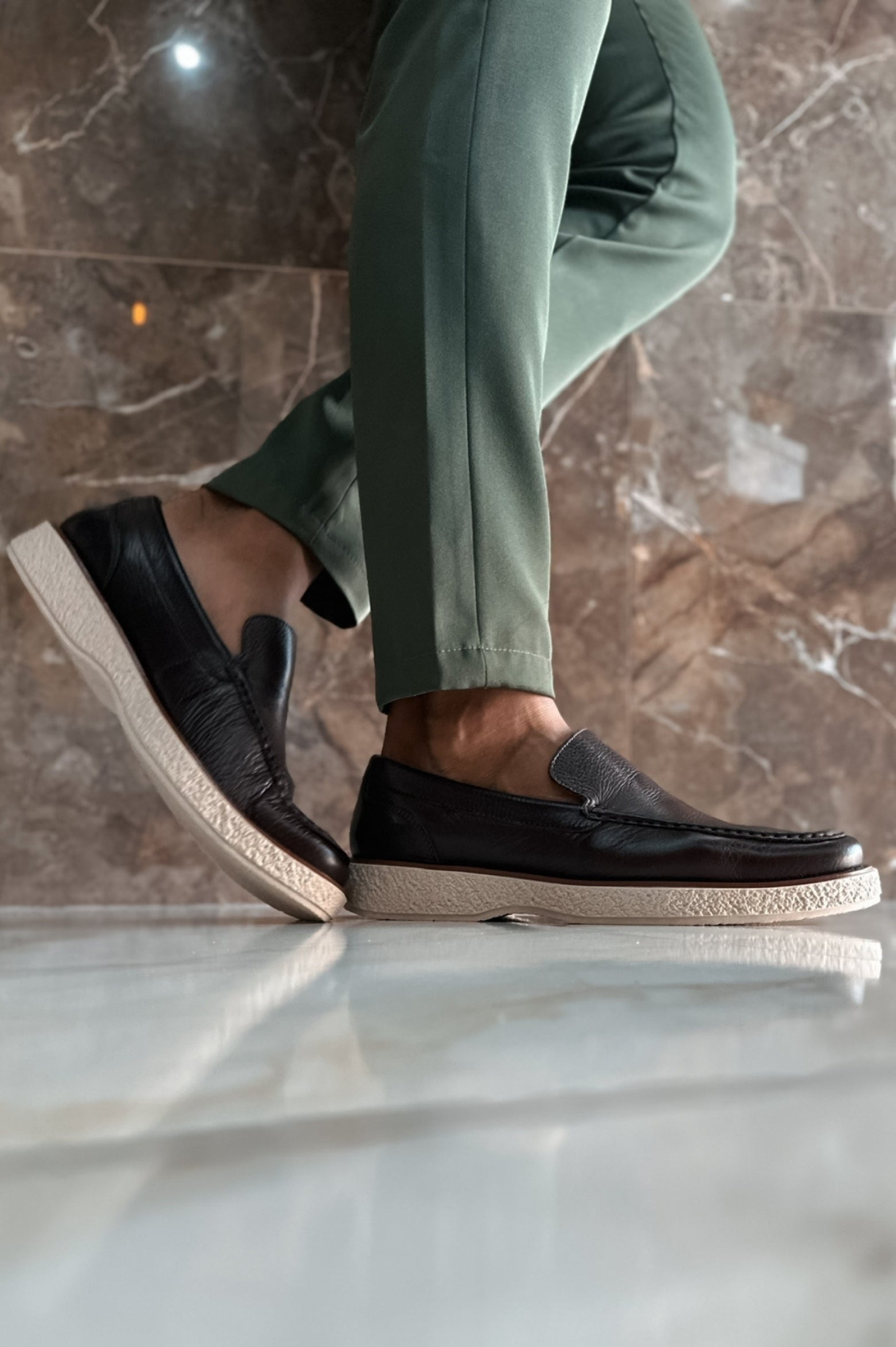 Loafer Floater Confort - Café