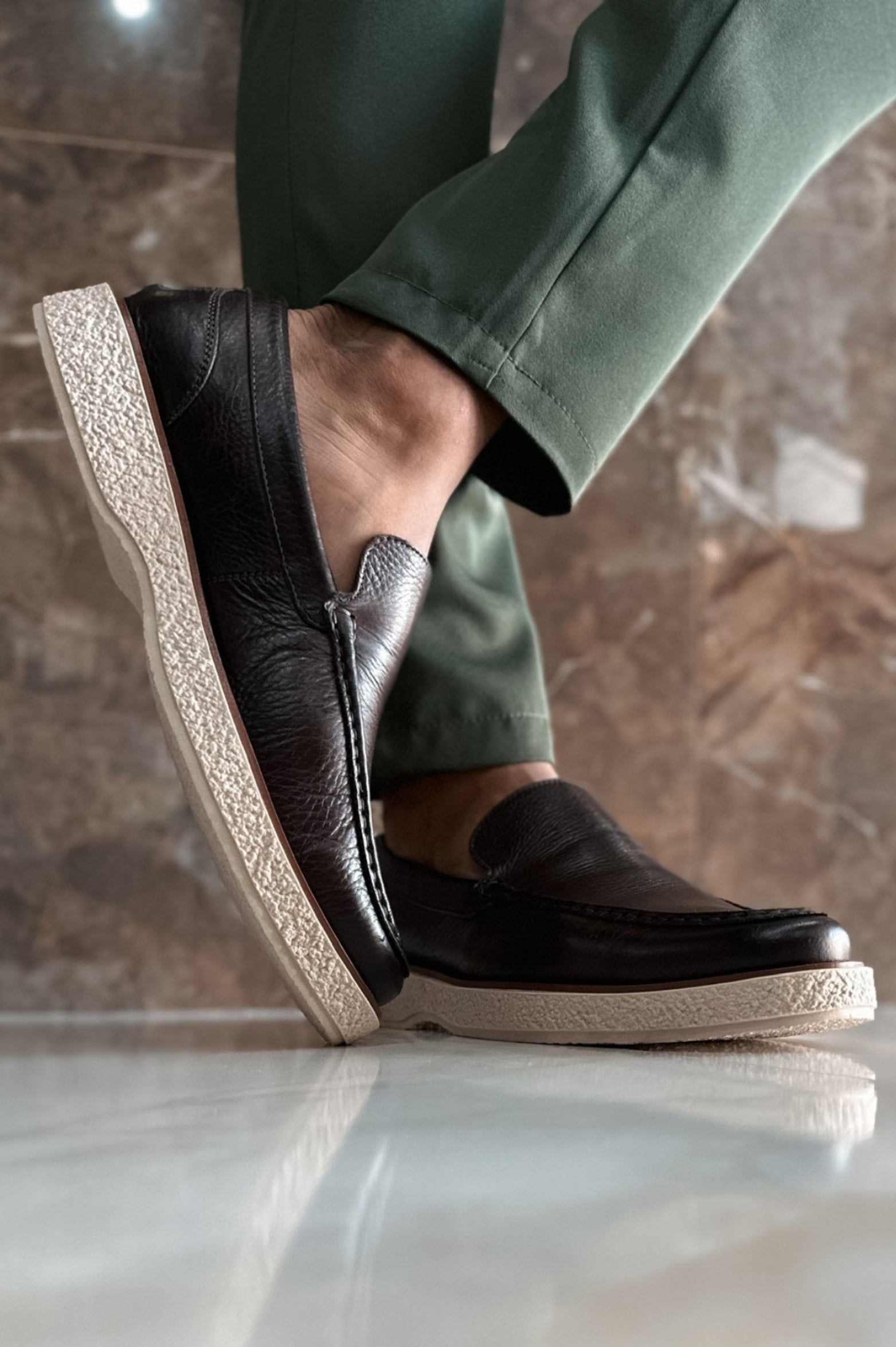 Loafer Floater Confort - Café