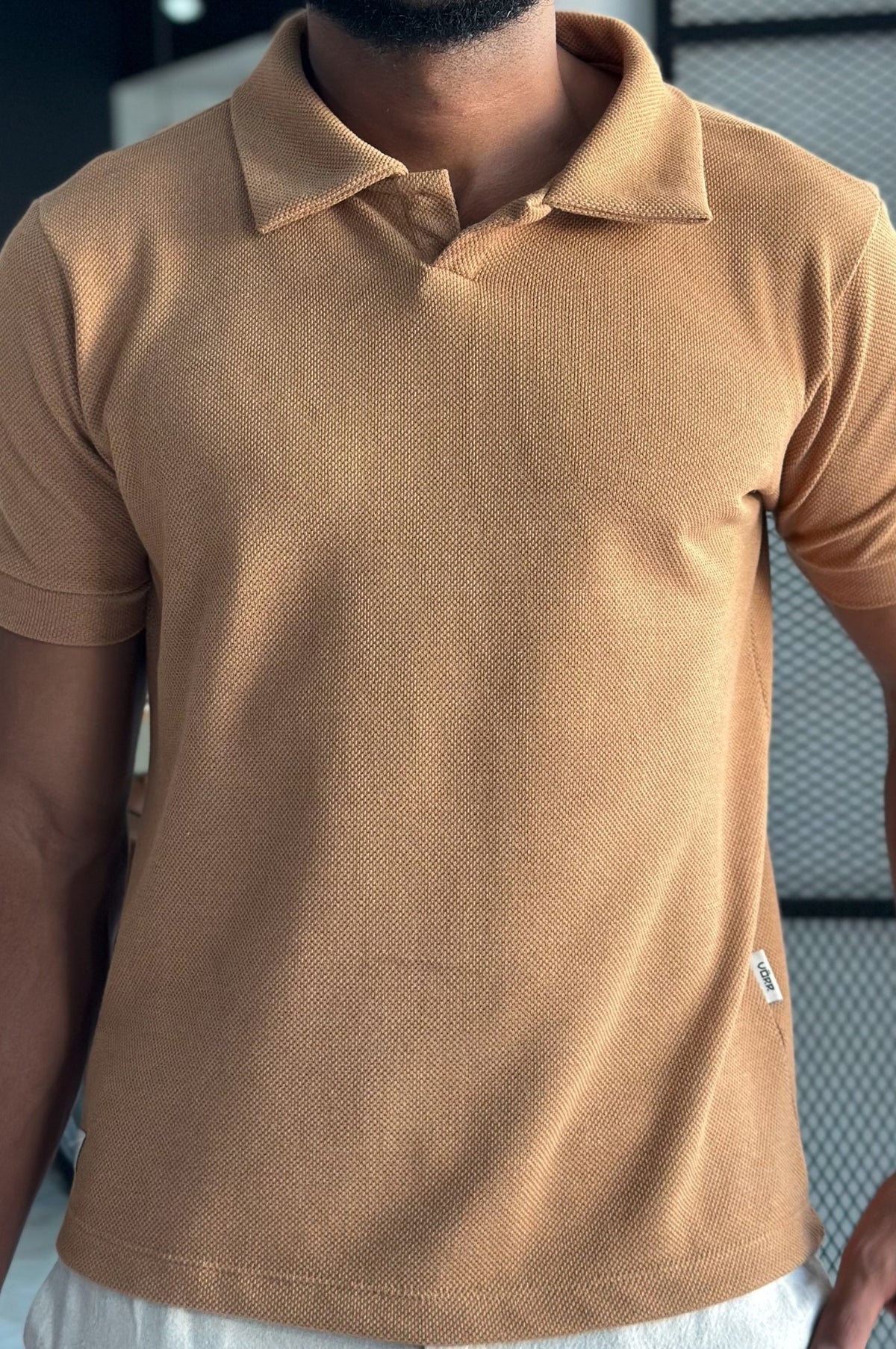 Polo Endurace Texturizada - Cobre