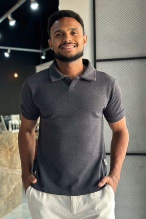 Polo Endurace Texturizada - Preto