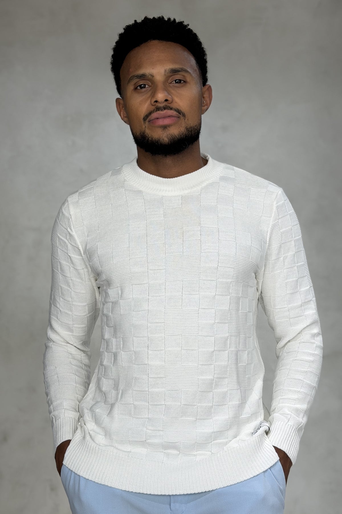 Suéter Tricot 3D Block