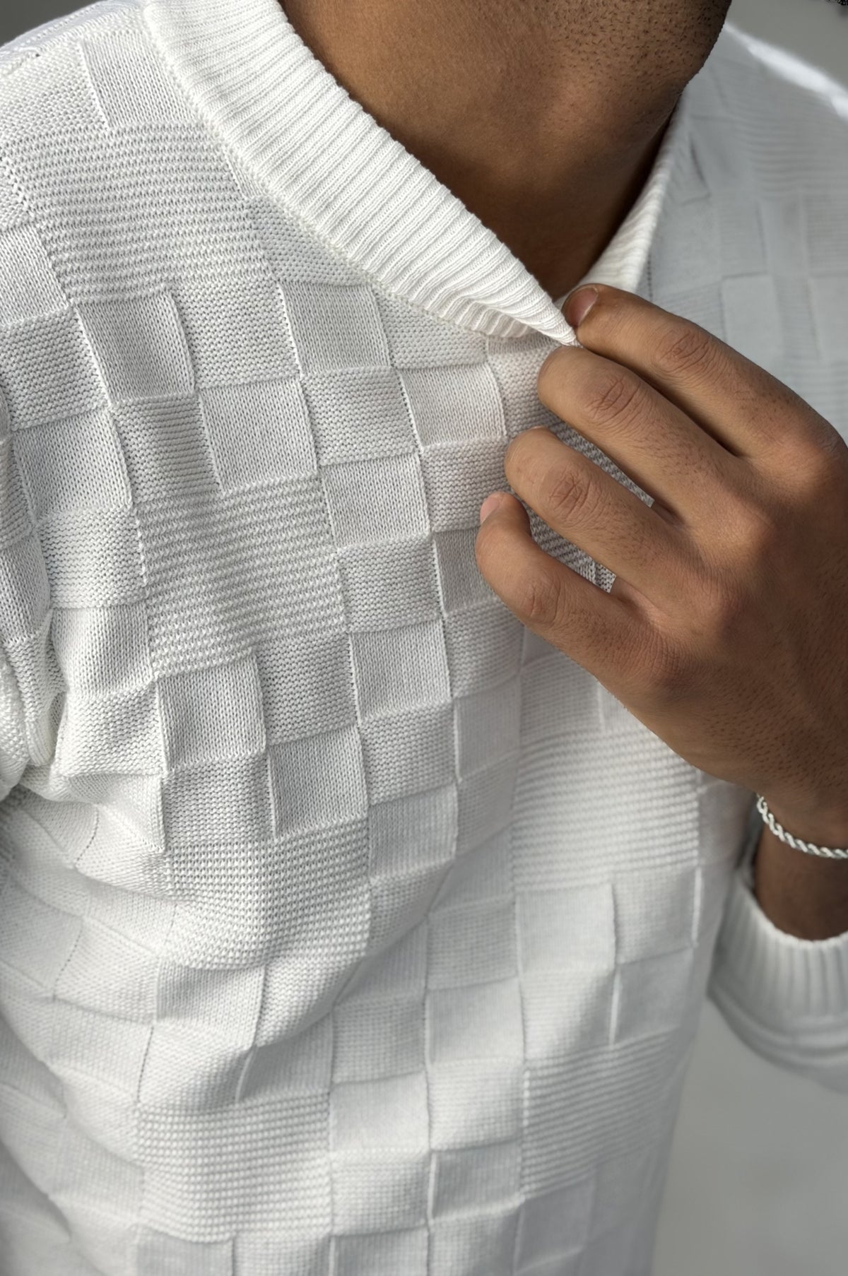 Suéter Tricot 3D Block