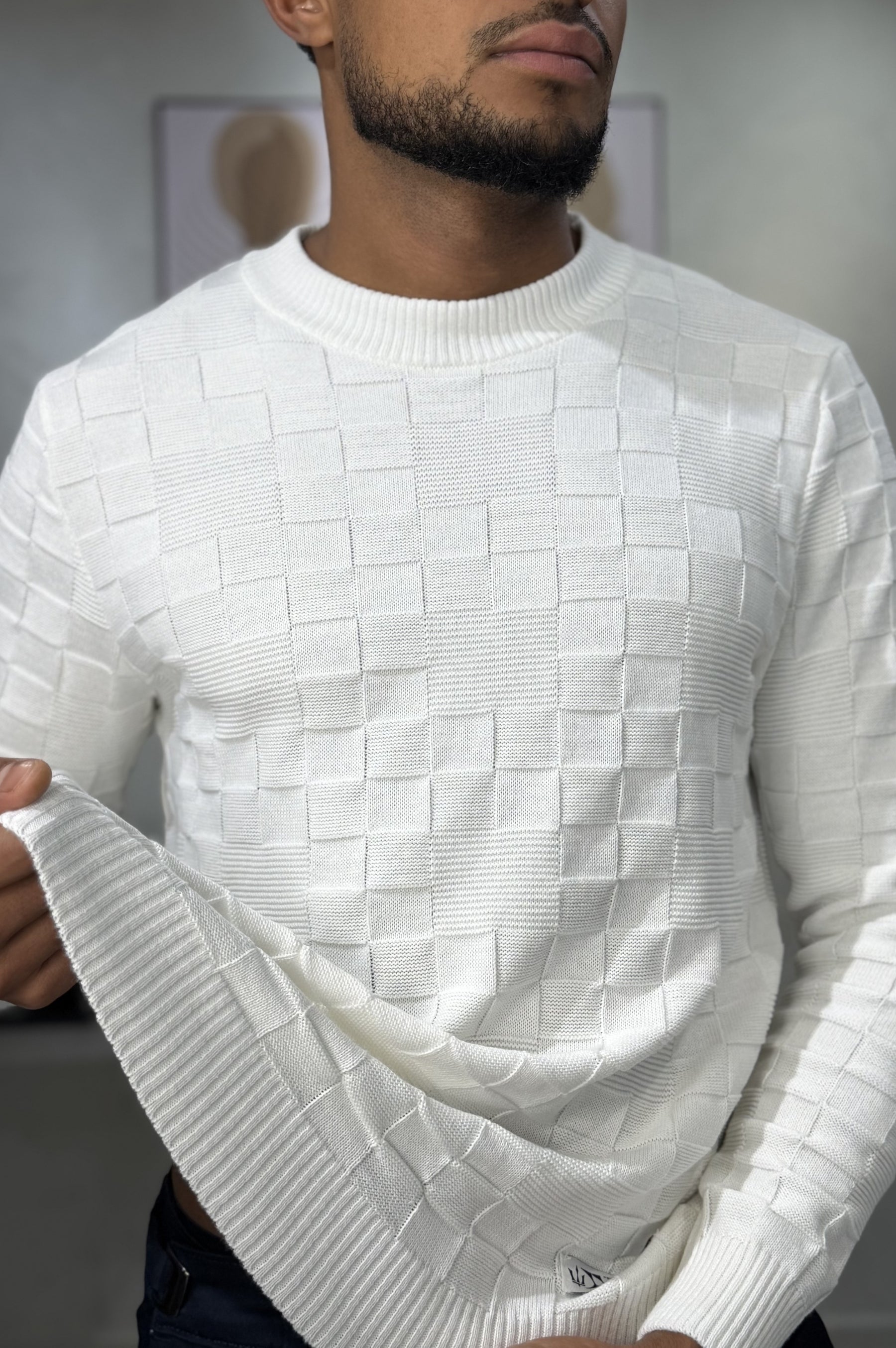 Suéter Tricot 3D Block