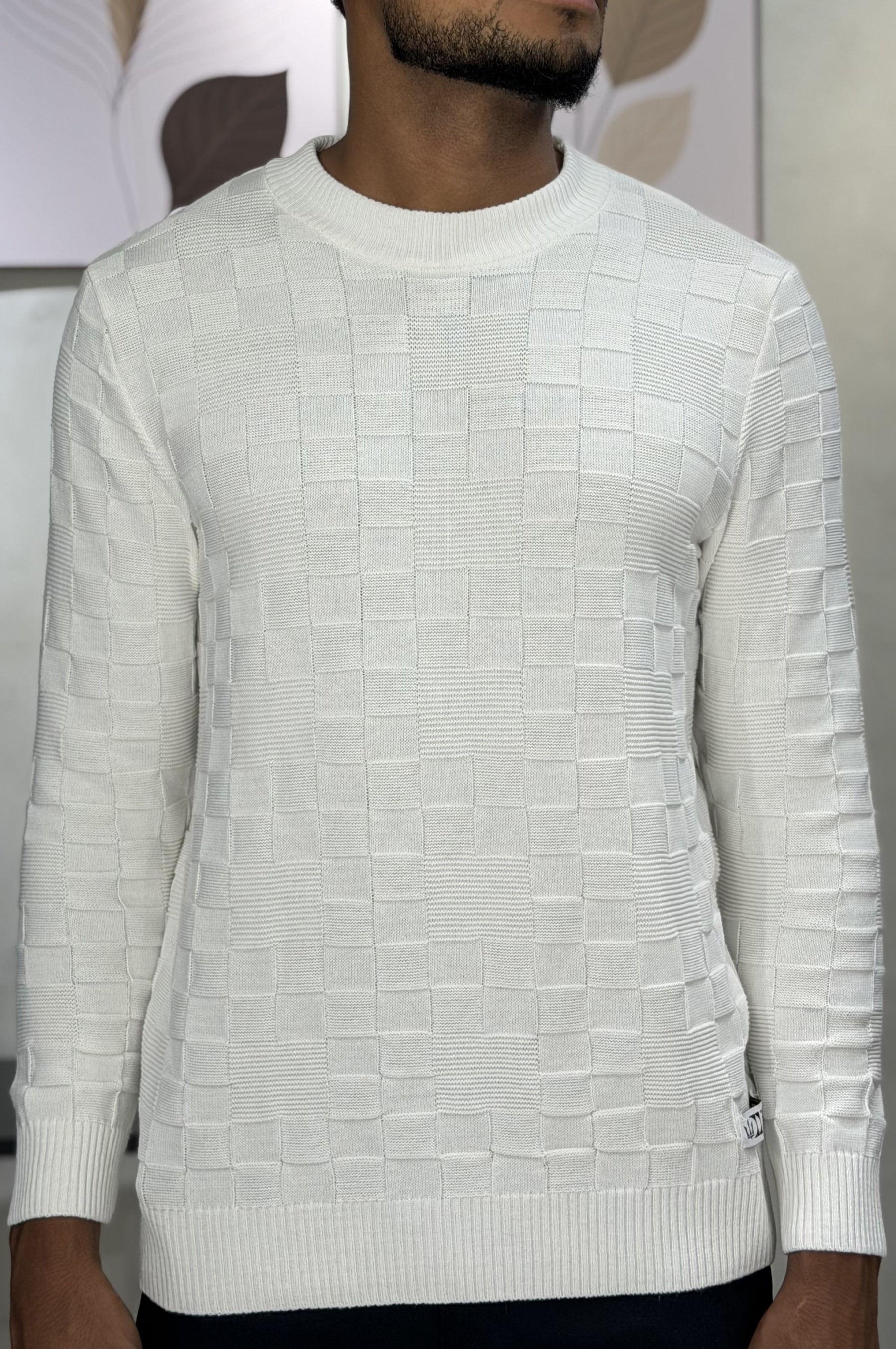 Suéter Tricot 3D Block