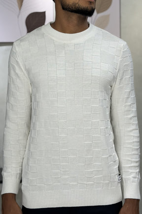 Suéter Tricot 3D Block