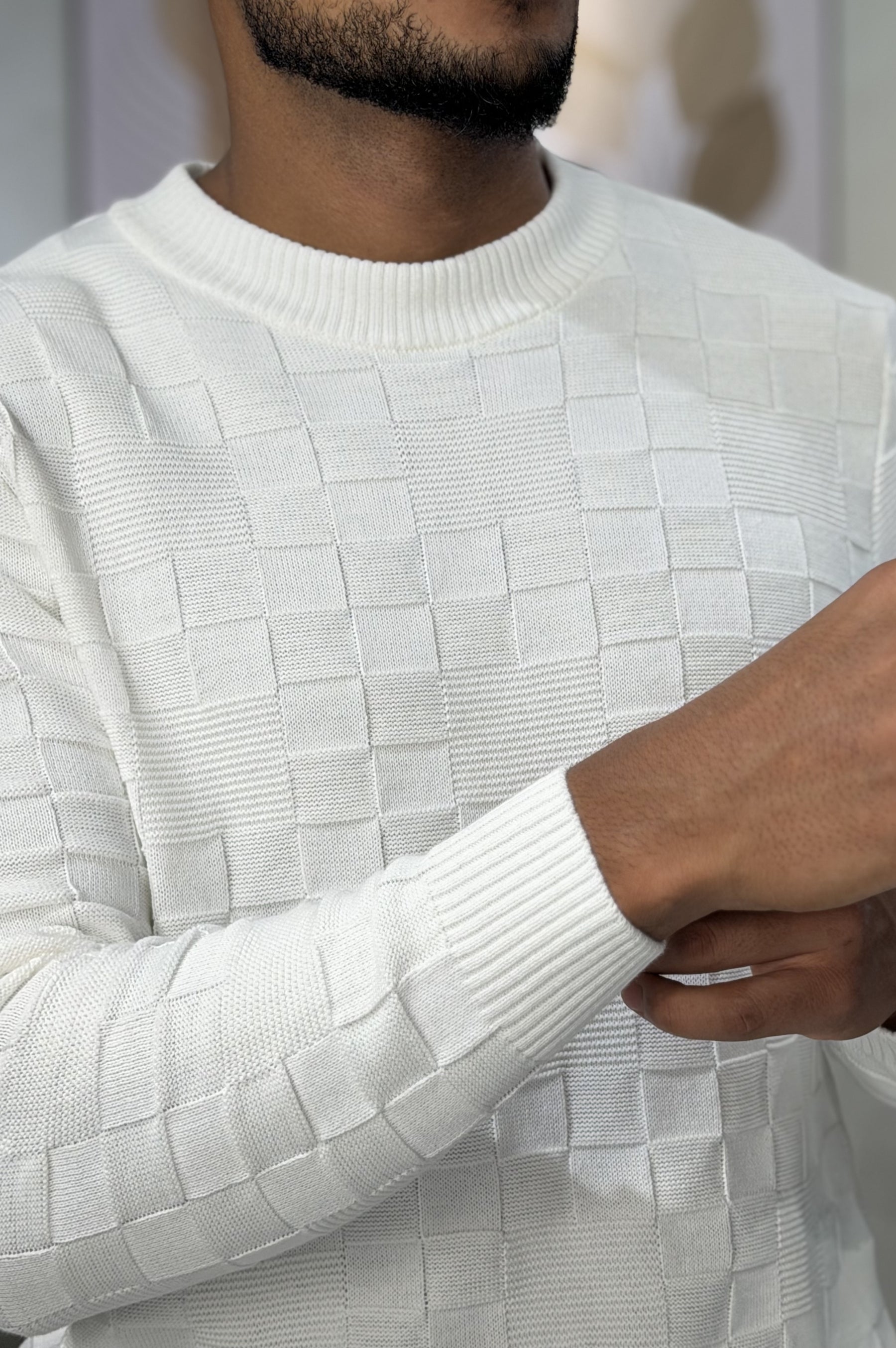 Suéter Tricot 3D Block