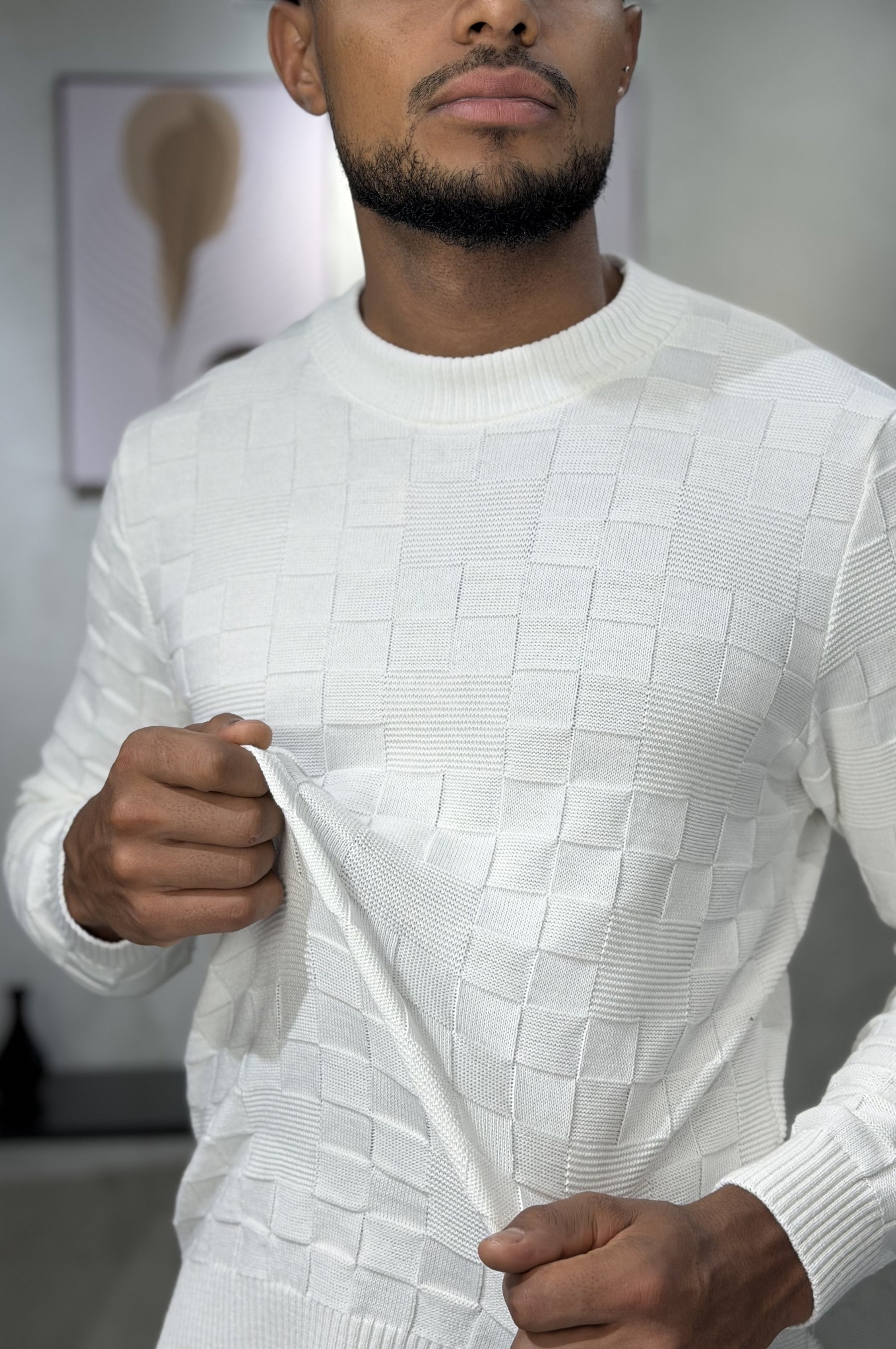 Suéter Tricot 3D Block