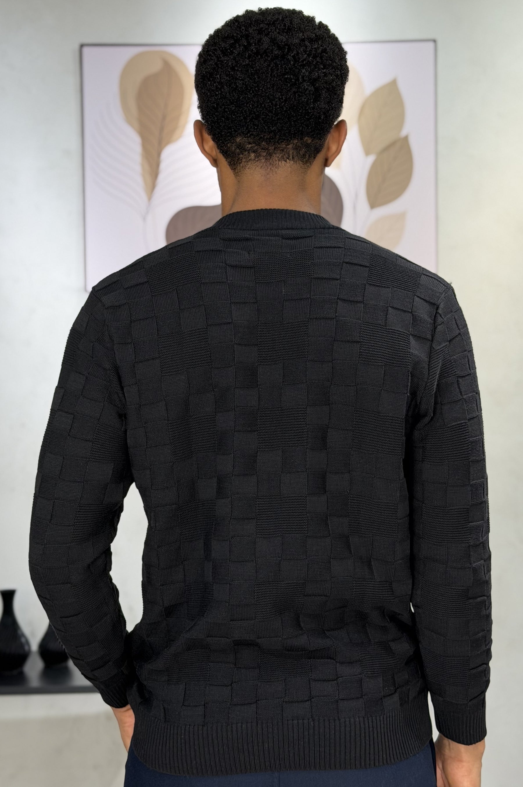 Suéter Tricot 3D Block